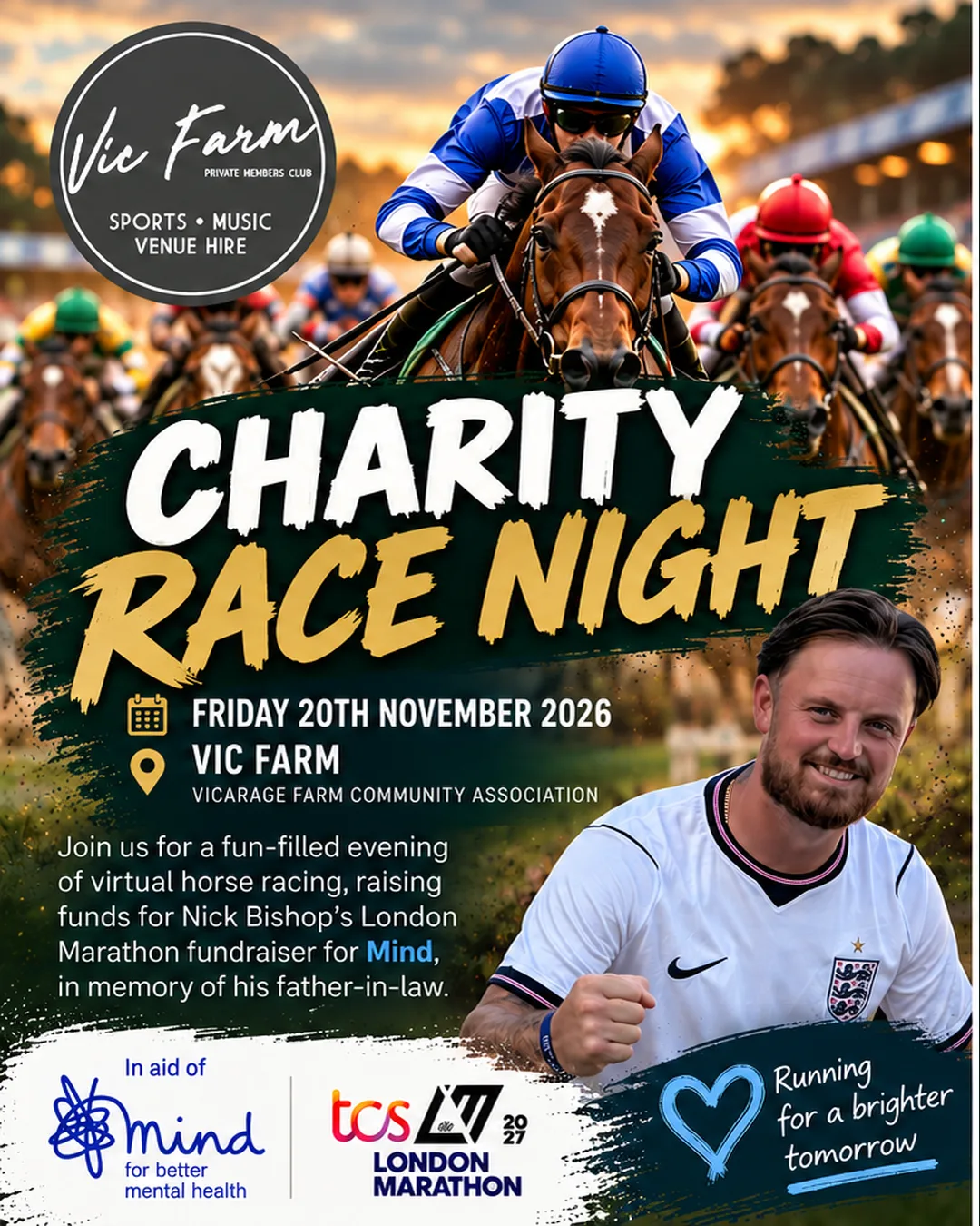 🏇 Charity Race Night – In Aid of Mind 💙